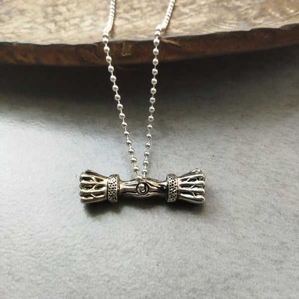 Dumbbell Necklace
