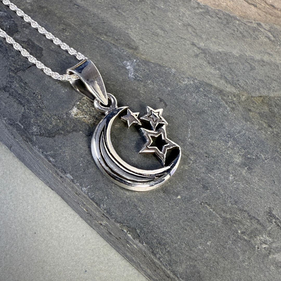 Starlit Night- 925 sterling Silver Pendant