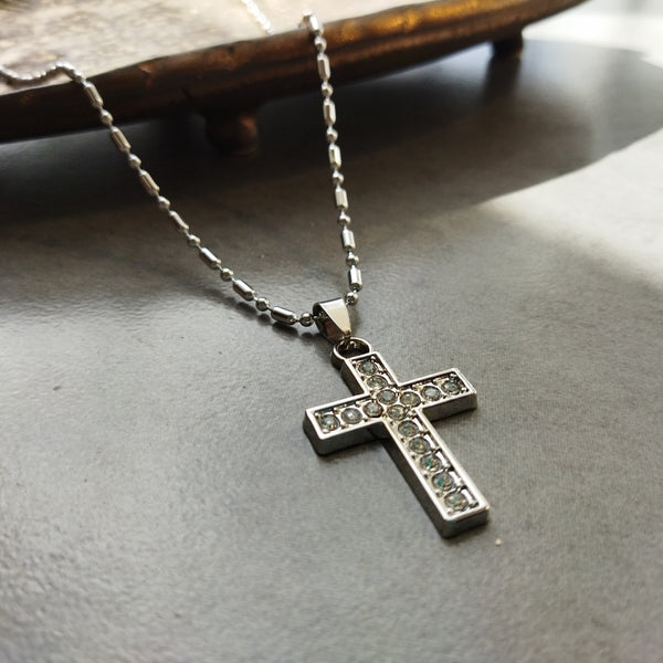 Sparkling Cross Necklace