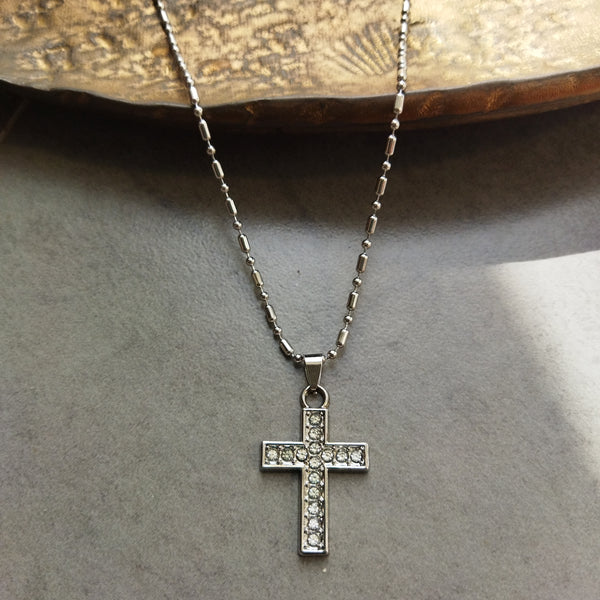 Sparkling Cross Necklace