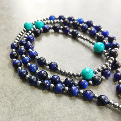 Premium Turquoise-Blue Tiger Eye Rosary