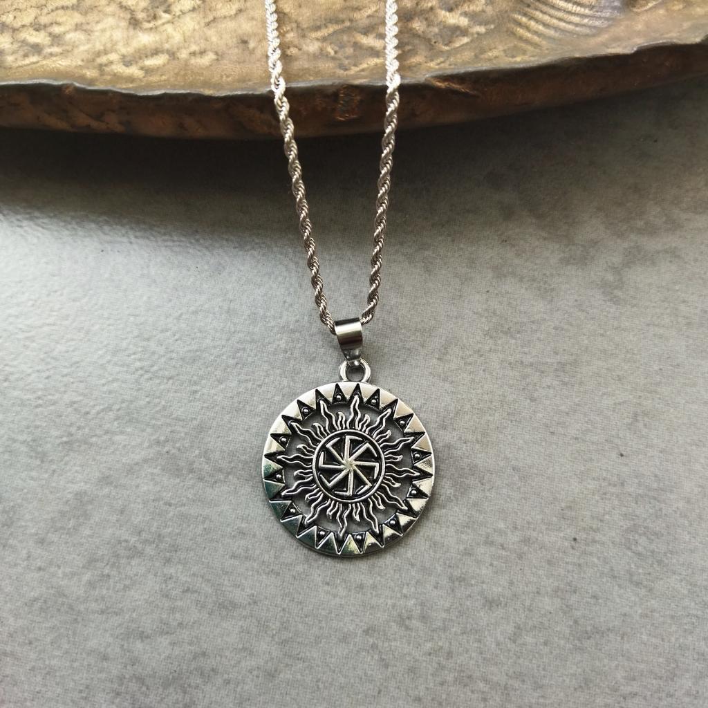 Stainless steel Sunfire Necklace