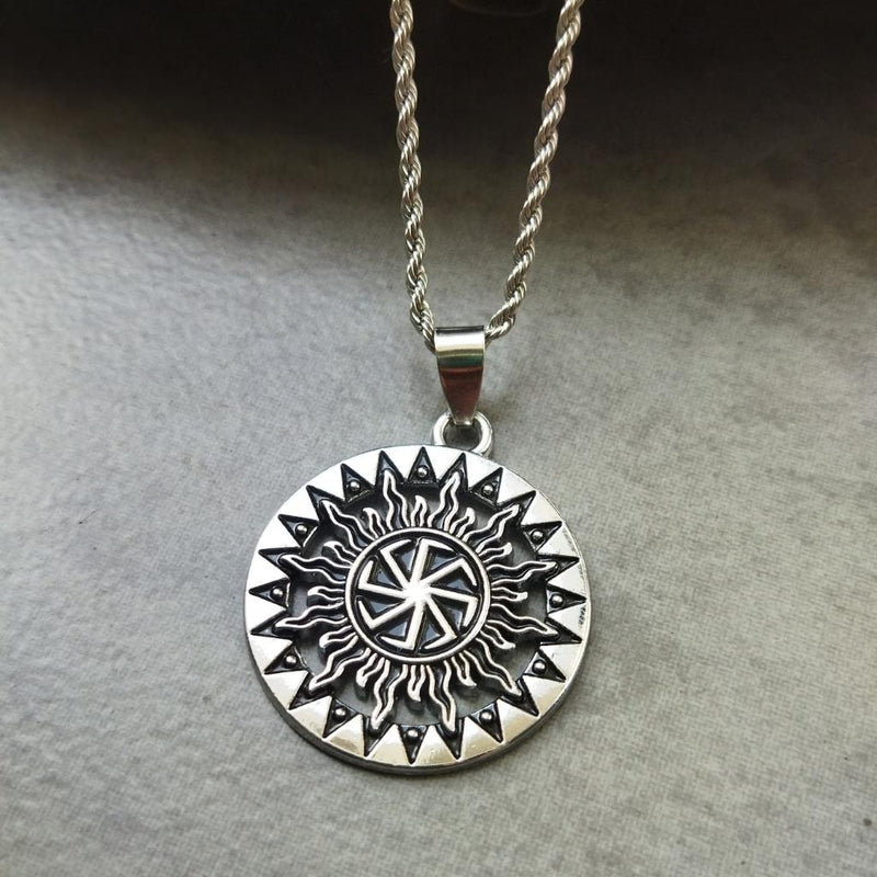 Stainless steel Sunfire Necklace