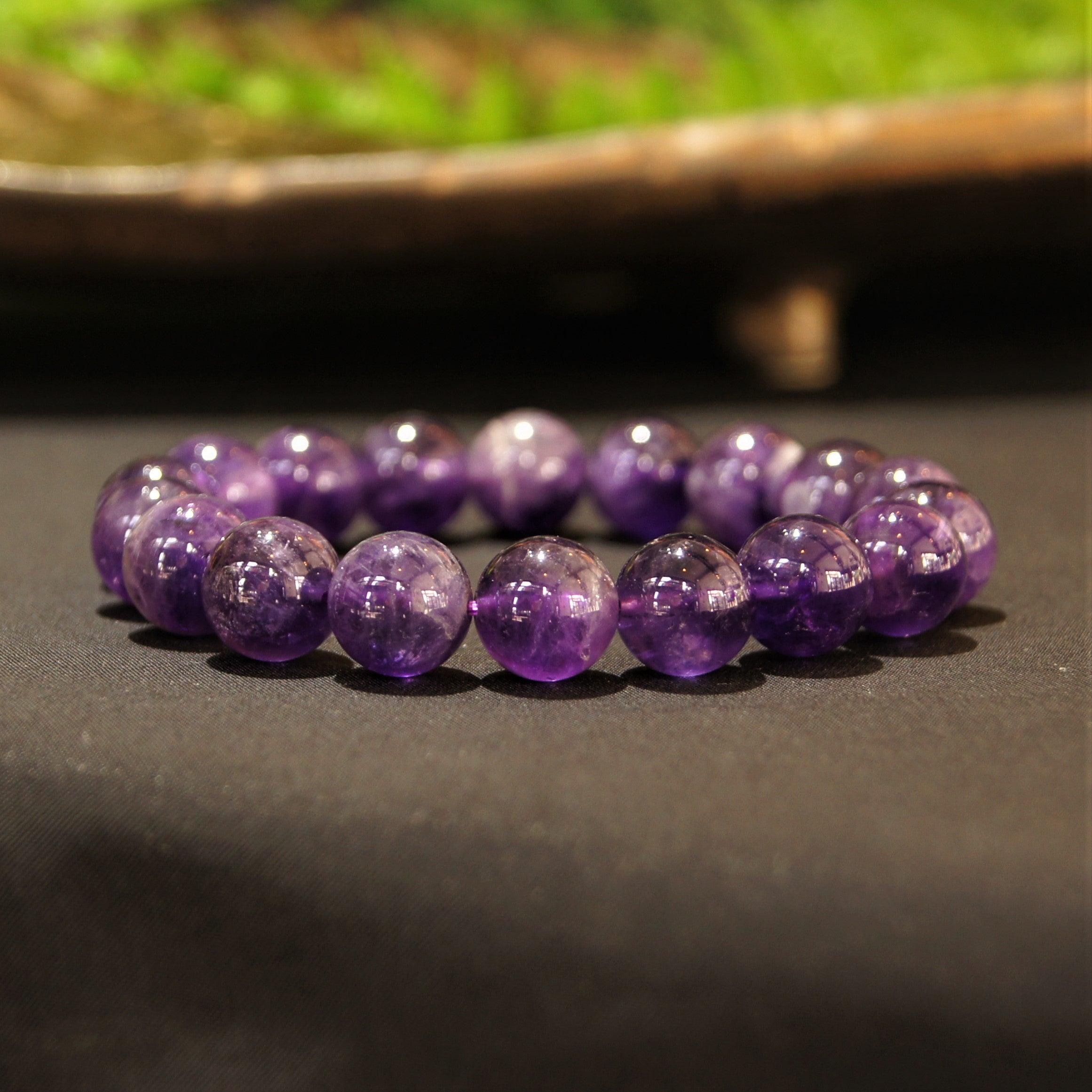 Amethyst Stone Bracelet 10mm Natural Grade AAA Purple Unisex Online Low  Price