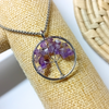 Tree of Life Pendant - Amethyst