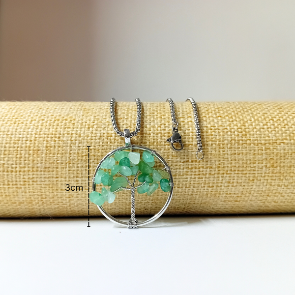 Tree of Life Pendant - Aventurine