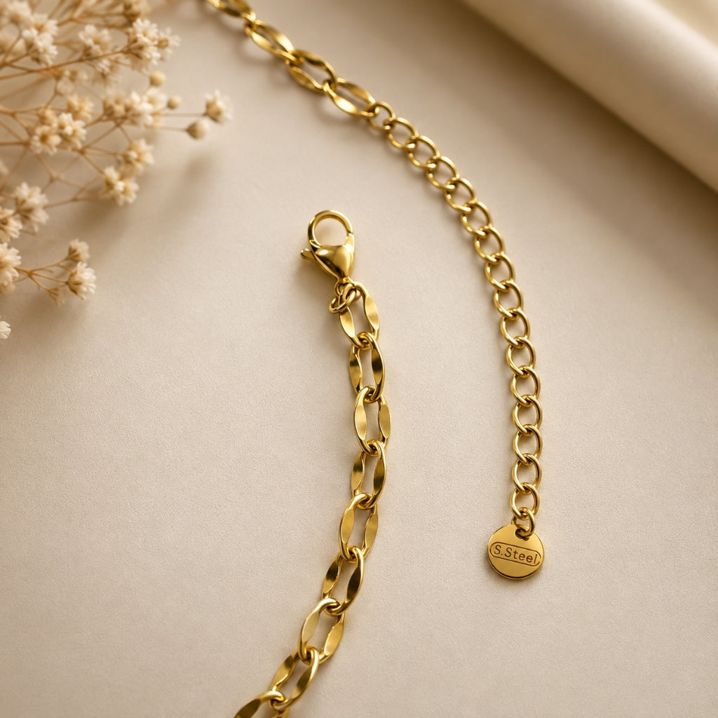 Celestial Moon & Sun Charm Necklace