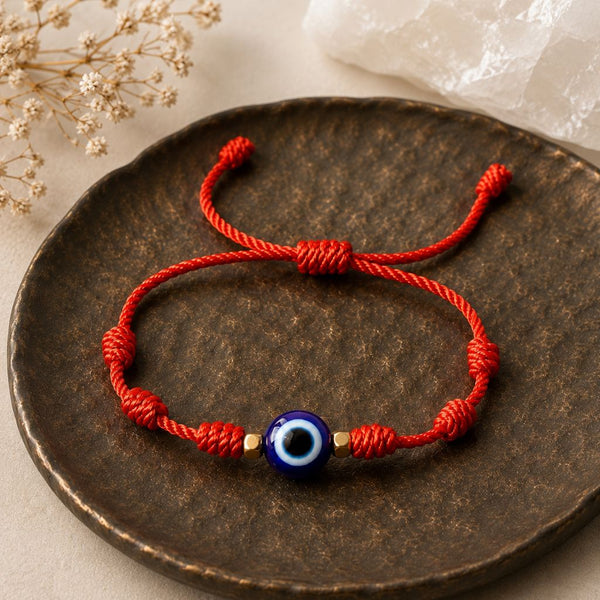 Evil Eye Red String Bracelet