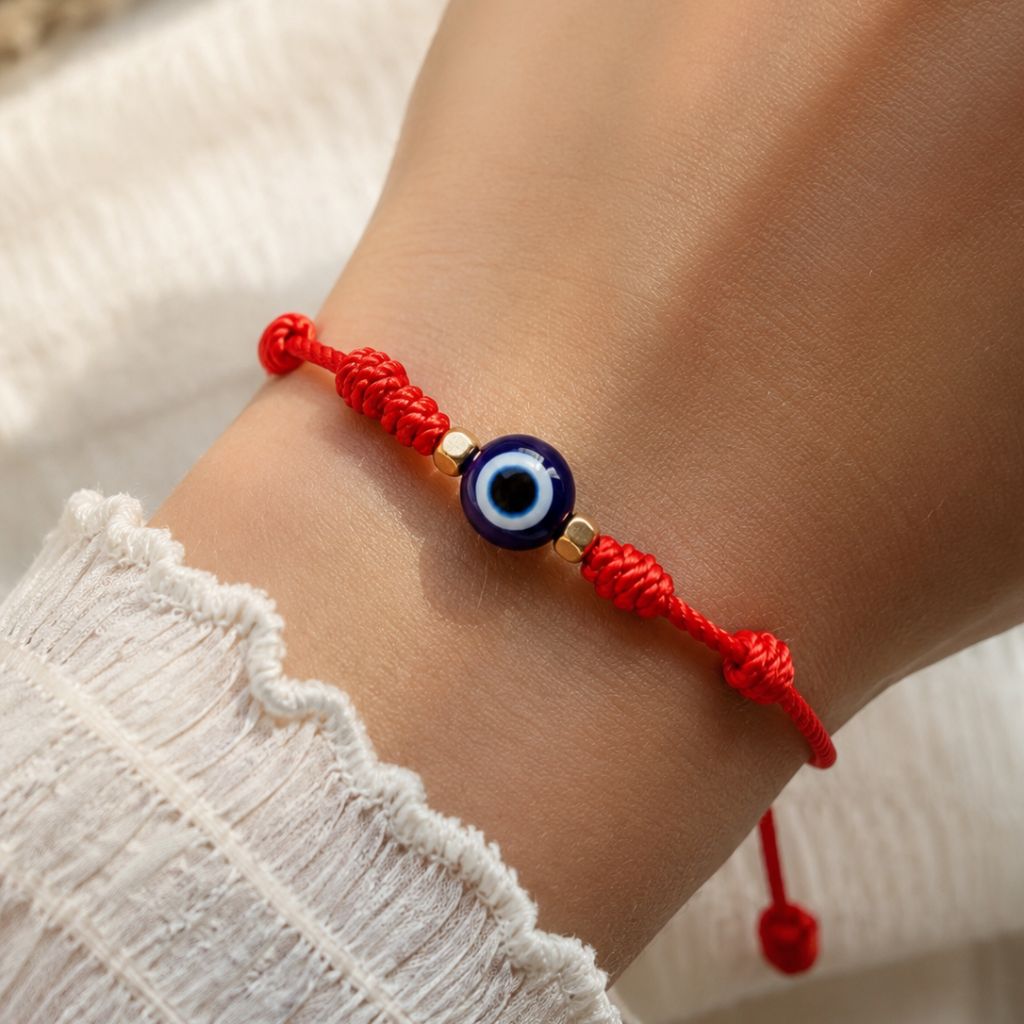 Evil Eye Red String Bracelet