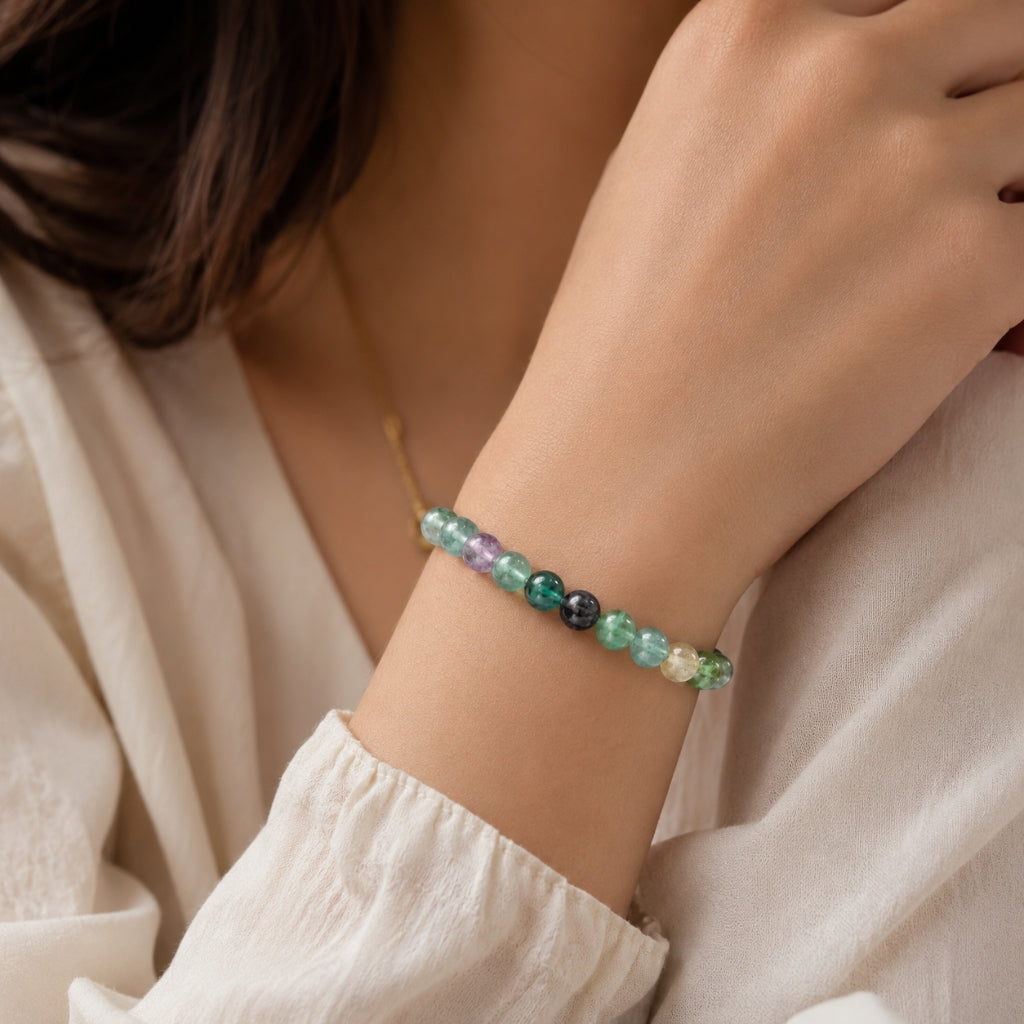 Fluorite Bracelet – Clarity, Focus & Balance