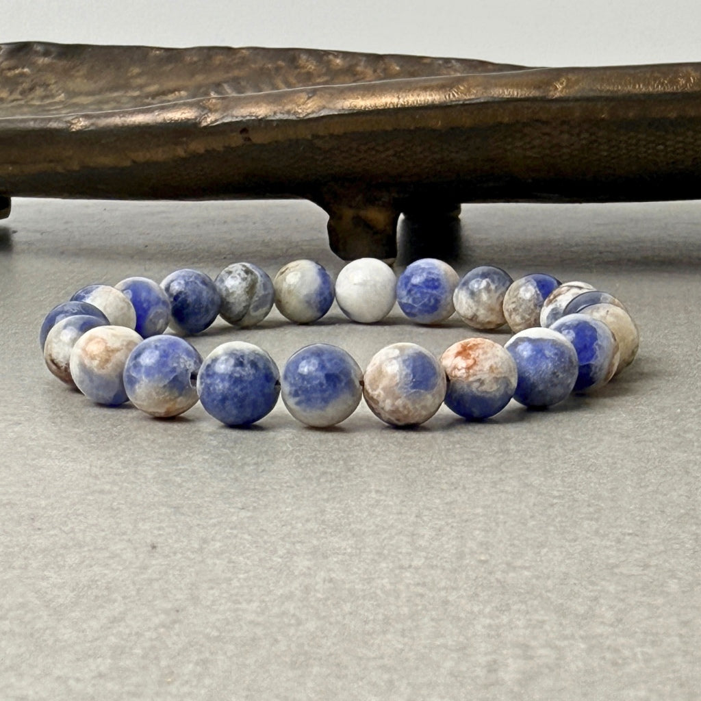 Sodalite Stone Bracelet - Think Clearly. Speak Confidently.