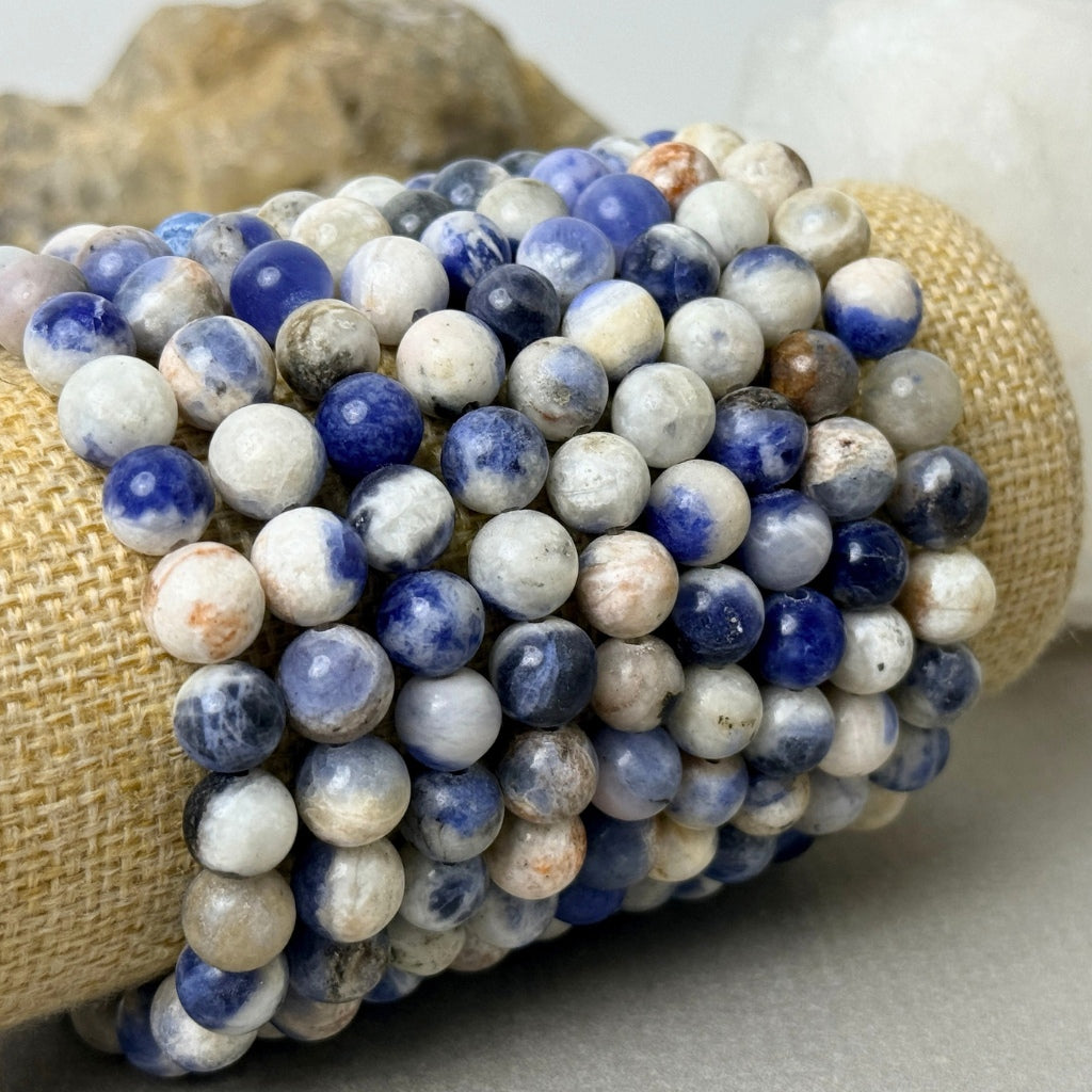Sodalite Stone Bracelet - Think Clearly. Speak Confidently.