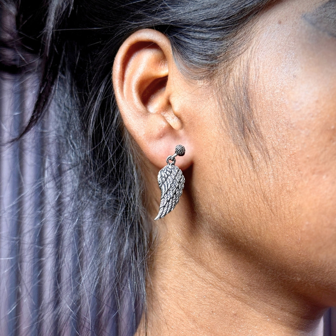 EAGLE'S WINGS 925 Silver earings-courage, vision, freedom