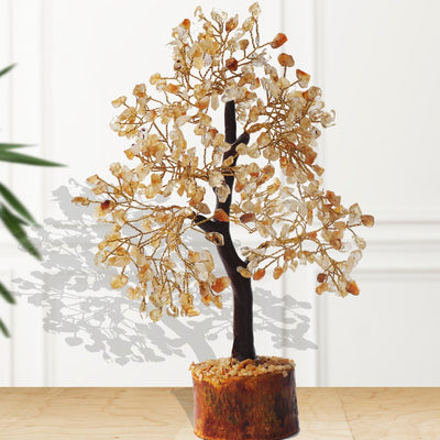 Citrine Money Tree - Attract Wealth & Luck