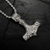 Naga Raksha Thor's Hammer Pendant / Necklace-925 Sterling Silver (Hand-Made)