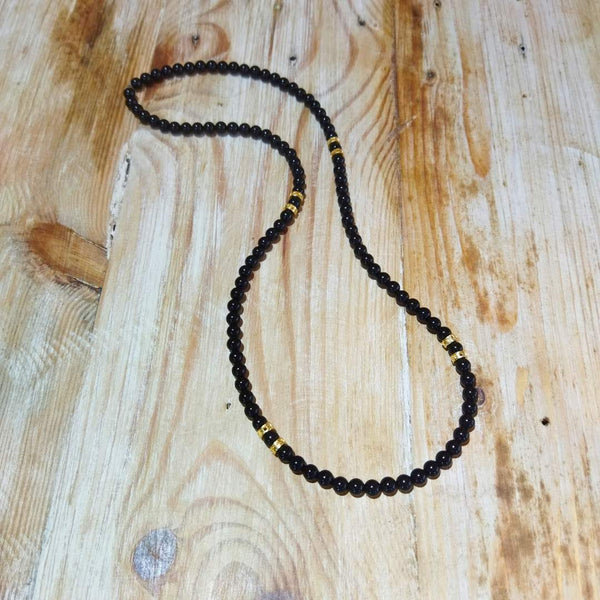 King Khan Style Black Onyx Necklace