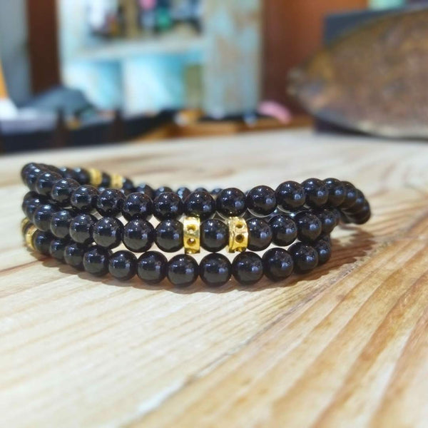 King Khan Style Black Onyx Necklace