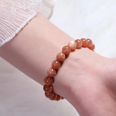 Orange Moonstone Bracelet