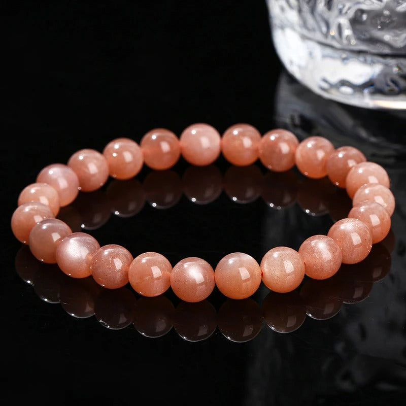 Orange Moonstone Bracelet