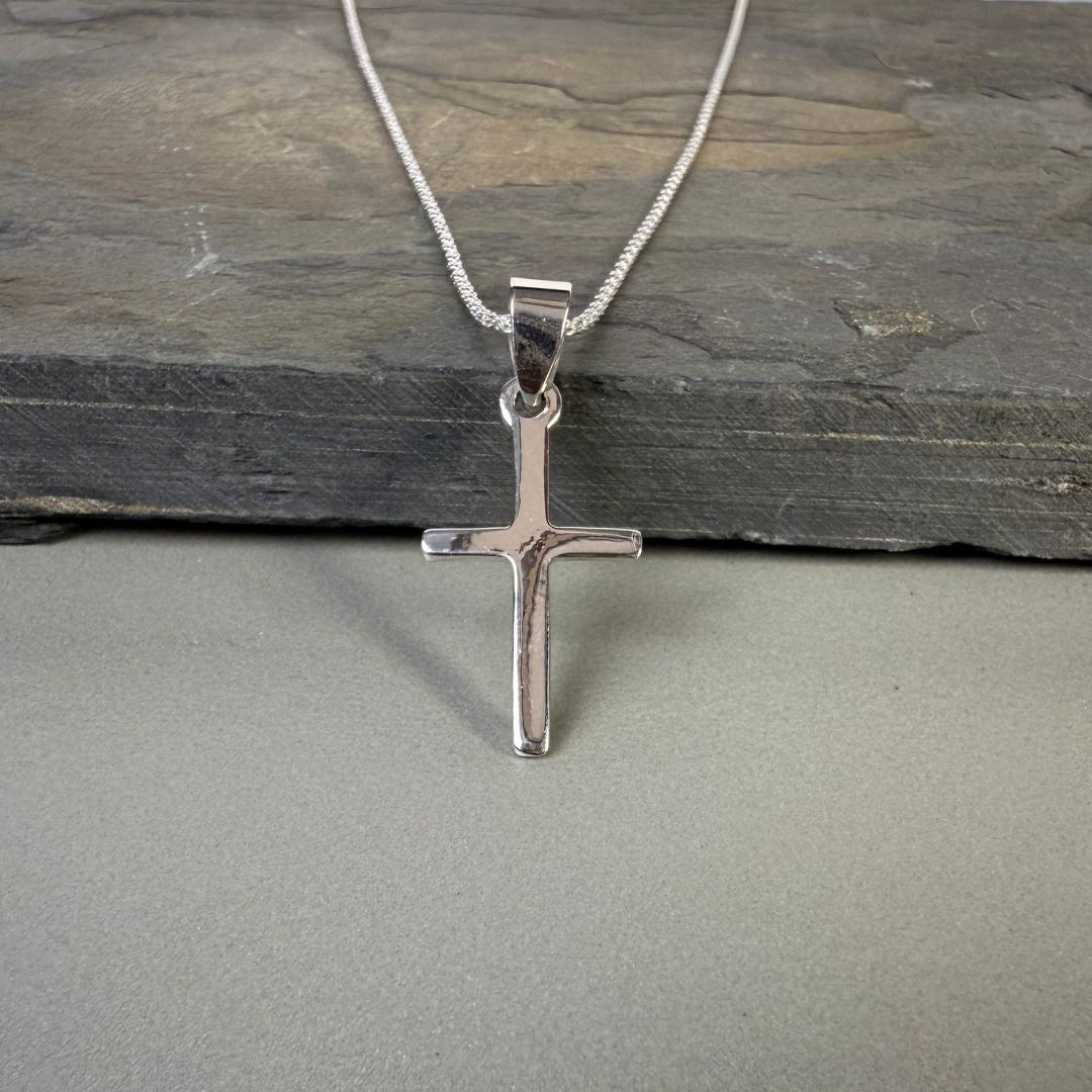Plain Cross 925 Silver