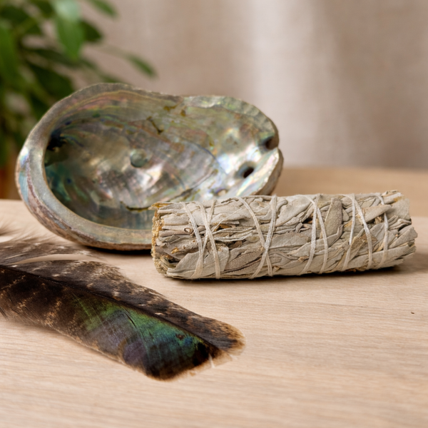 Sage Smudge Kit - Cleanse Energy & Crystals