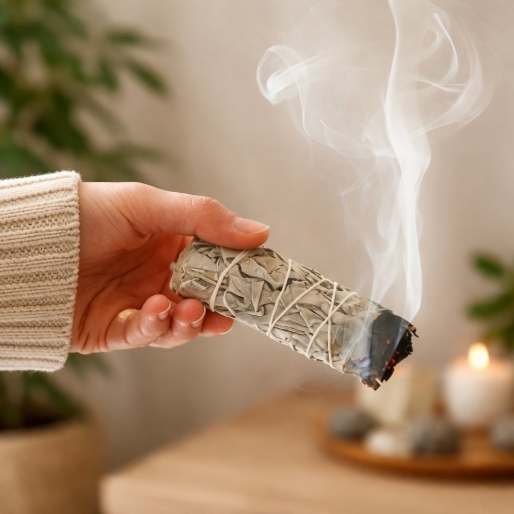 Sage Smudge Kit - Cleanse Energy & Crystals