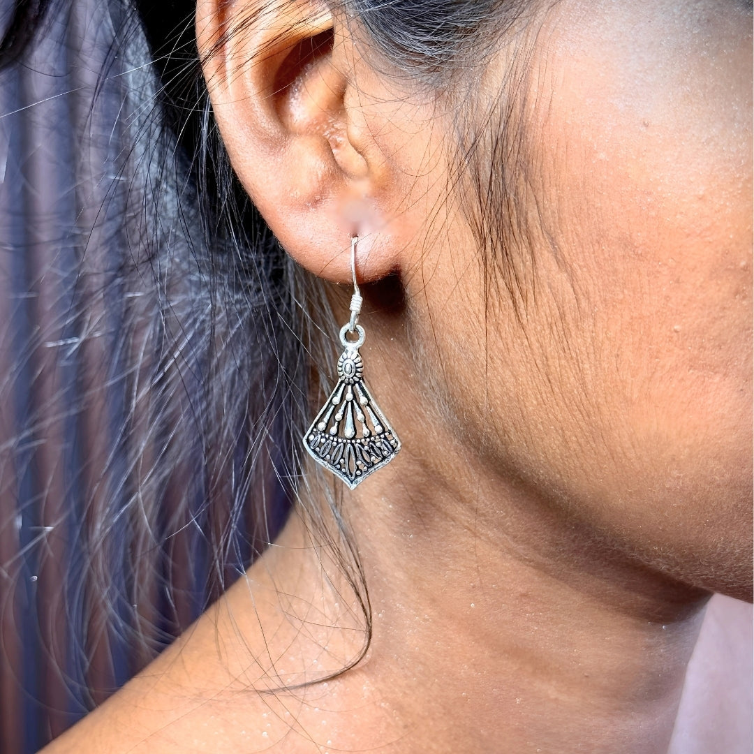 TRIBAL 925 Silver Earrings-Strength, authenticity,connection