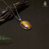 Tiger's Eye Pendant Necklace