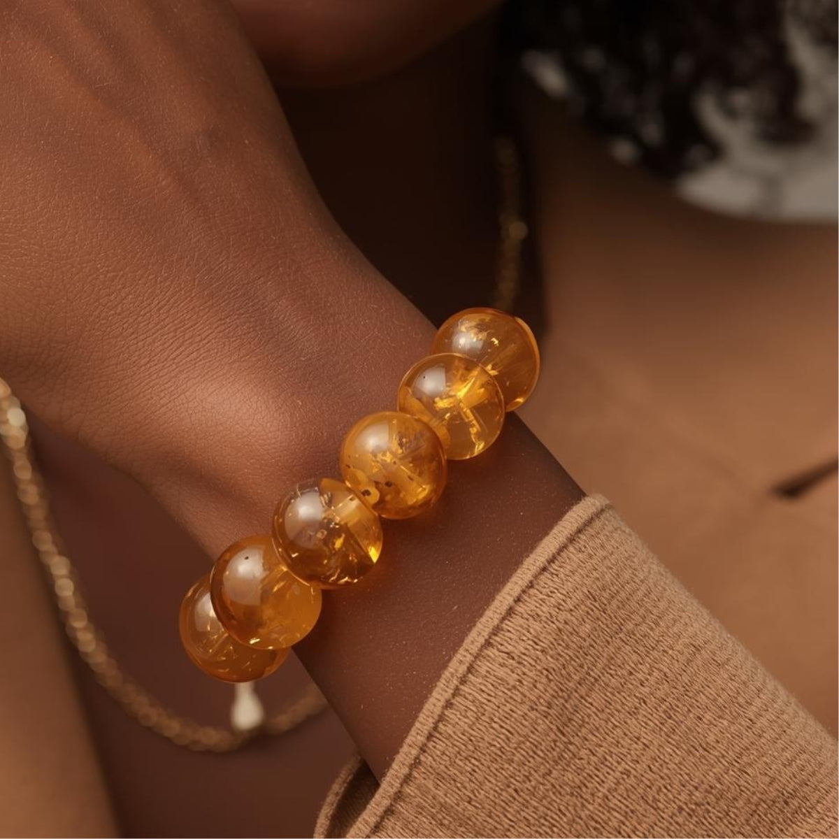 Natural Citrine Bracelet-PROSPERITY-MOTIVATION-SUCCESS
