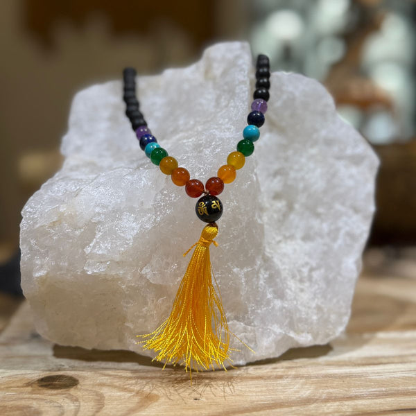 Karungali double Chakra Shield 108 Mala - Count your blessings. Balance your life.