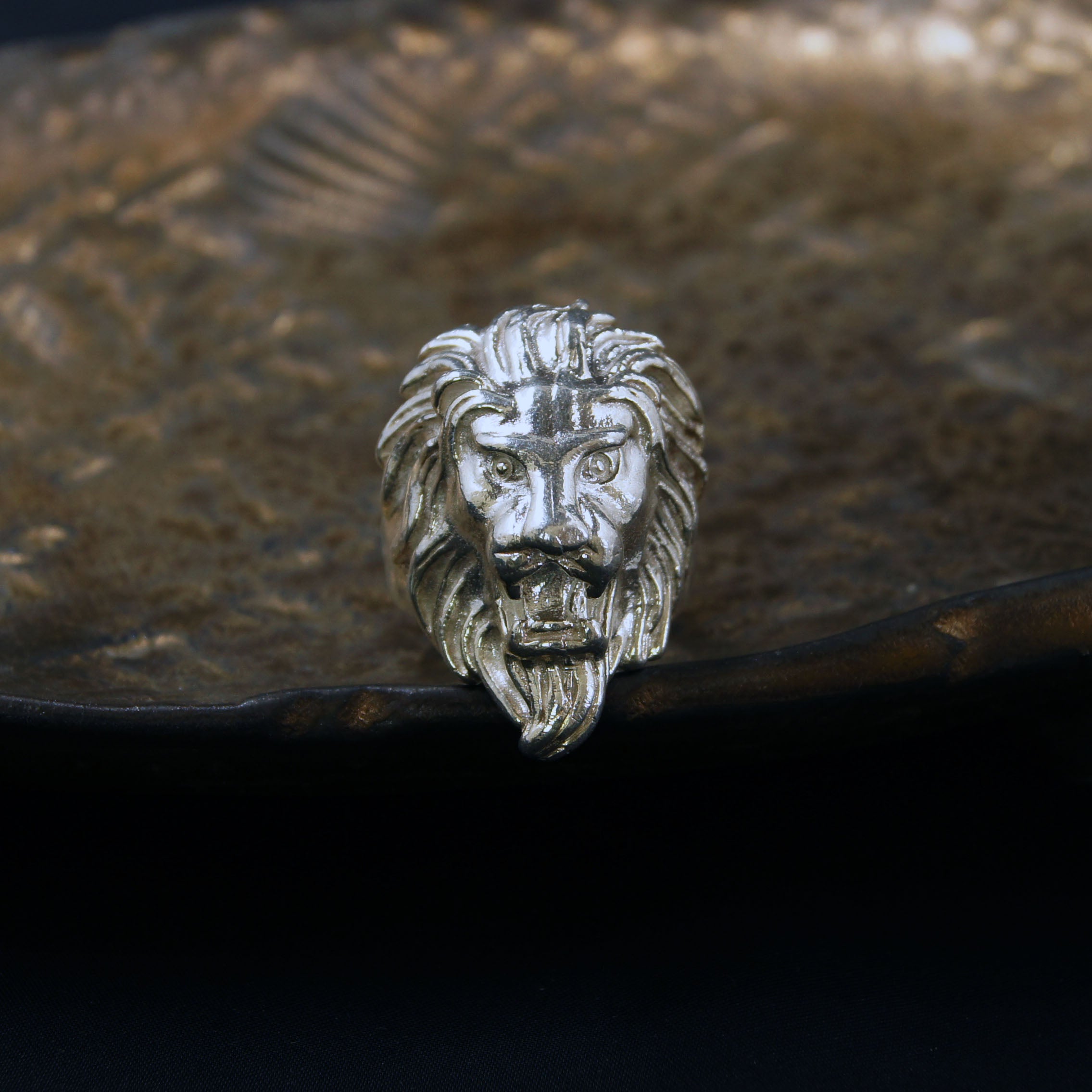 Noble Roar - Lion Silver Ring