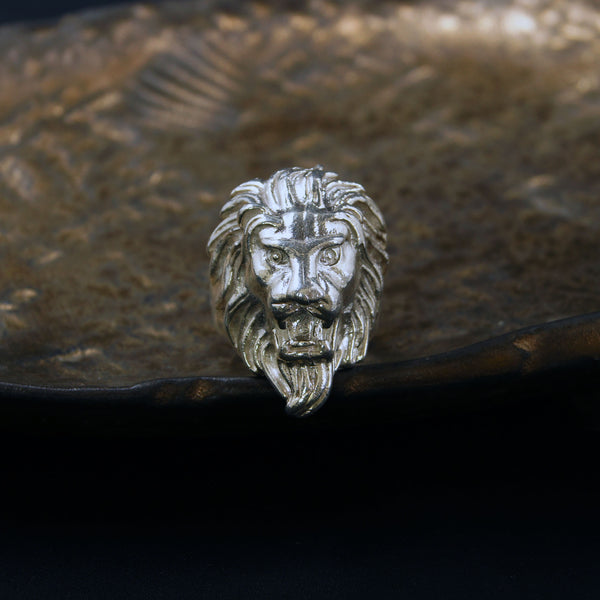 Noble Roar - Lion Silver Ring