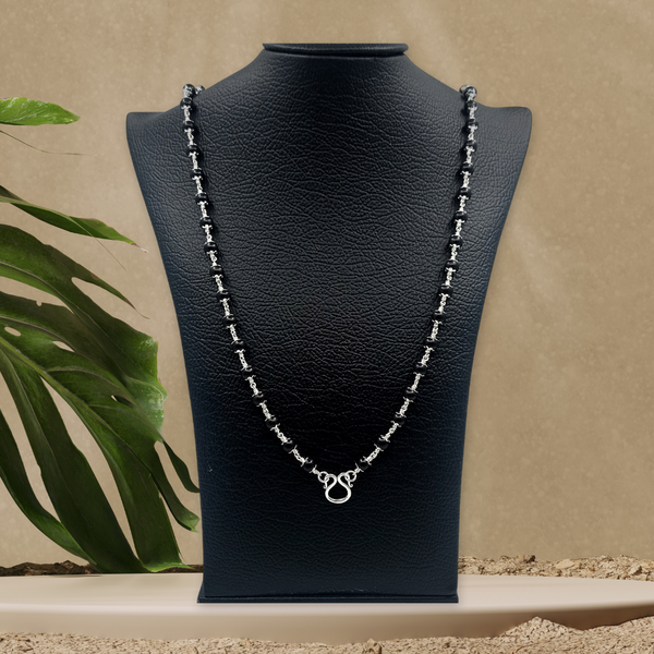 Karungali Silver Mala