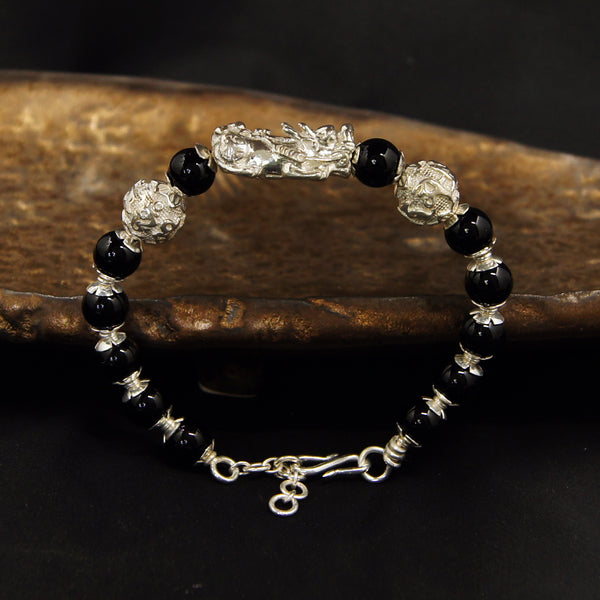 Silver Pixui Fengshui Bracelet