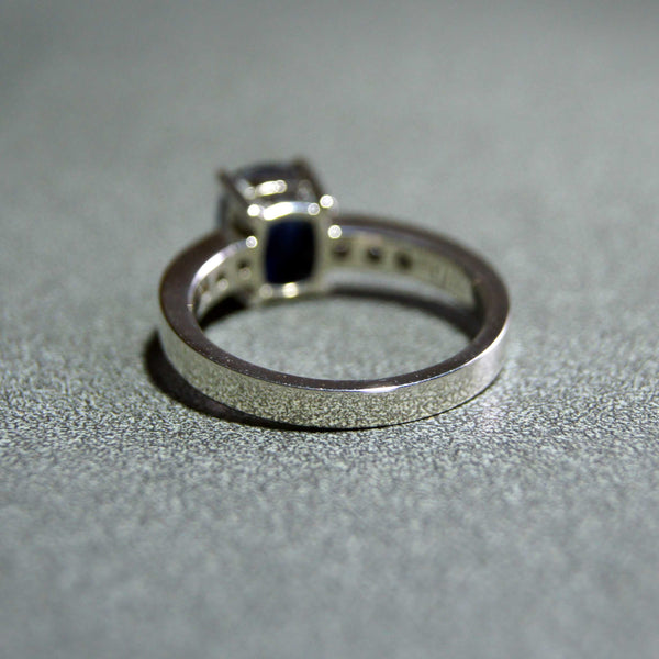 Blue Sapphire Solitaire Ring