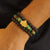 Nága Raksha - Malachite Tiger eye Bracelet 3-in-1