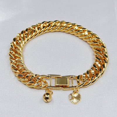 18ct Gold Albert Bracelets | Pre-Loved 18ct Gold Albert Bracelet with Full  Sovereign Coin | Heavy 18ct Gold Bracelets