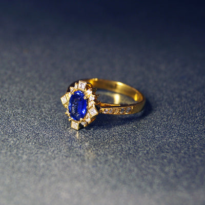 Avior Blue Sapphire Ring