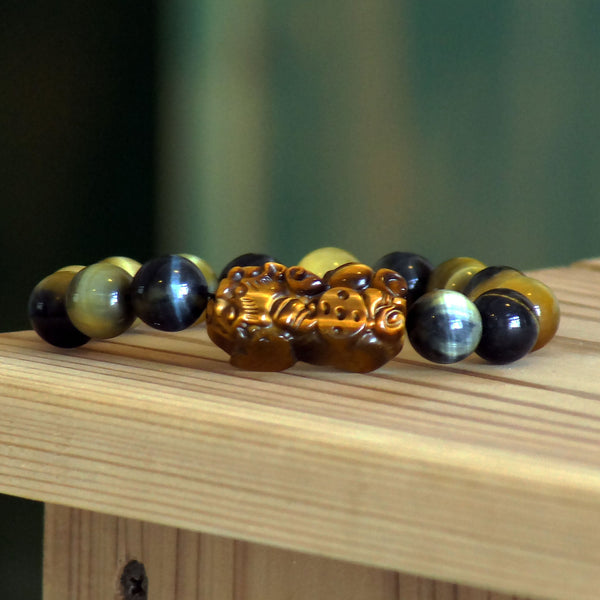 Brave Troops Dream Tiger Eye Lucky Bracelet