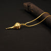 18k Gold Original Sankha Pendant (arc design) -Made to order