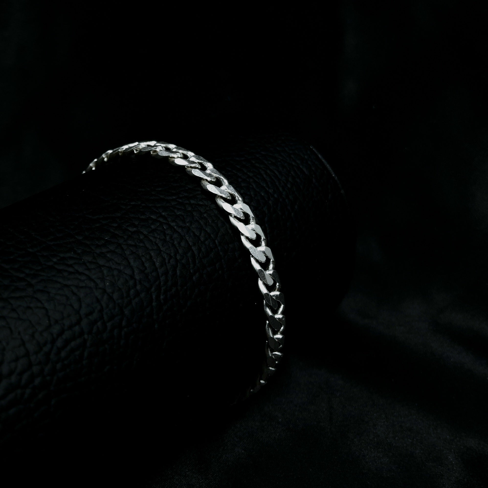 Double Albert Sterling Silver Bracelet Ceylon Kings