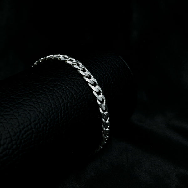 Double Albert Sterling Silver Bracelet