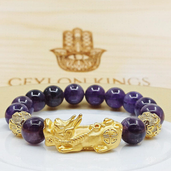 Feng Shui Amethyst Wealth Bracelet