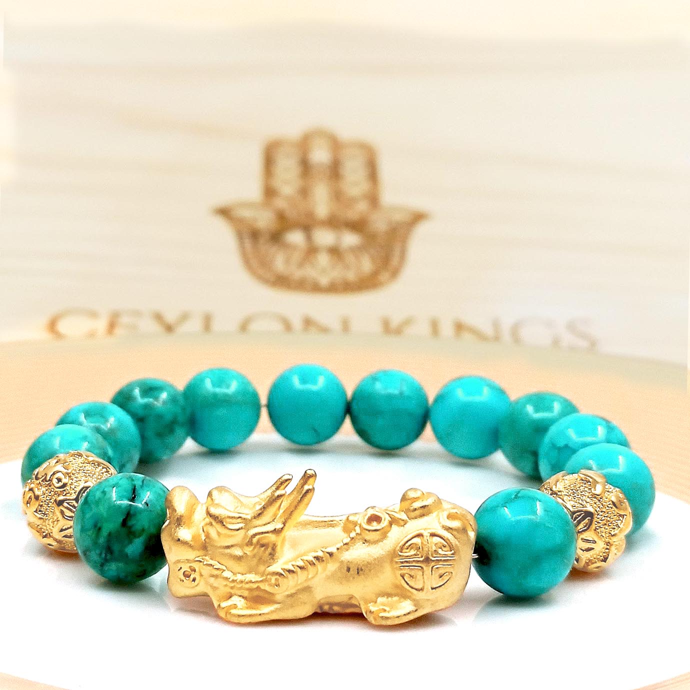 Feng Shui Turquoise Wealth Bracelet