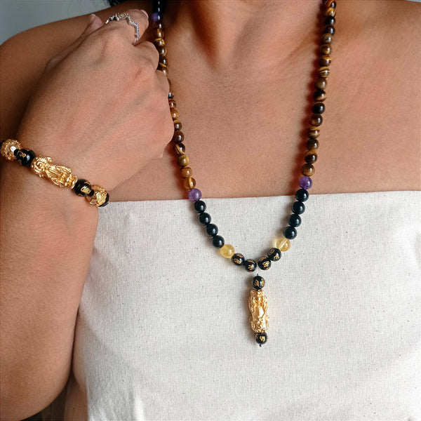 Lucky Pixui Wealth Necklace Type-2