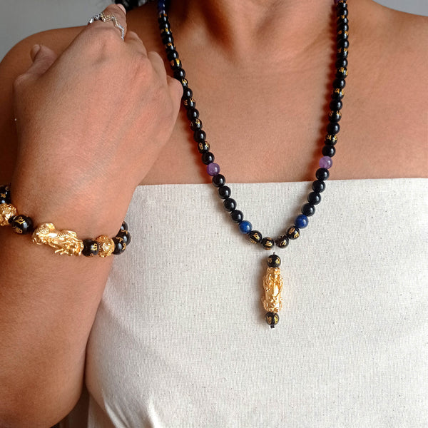 Lucky Pixui Wealth Necklace Type-1