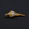 22k Gold Original Sankha Pendant (Line design) -Made to order