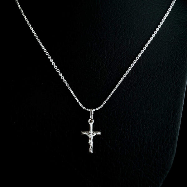 Silver Cross Pendant Necklace
