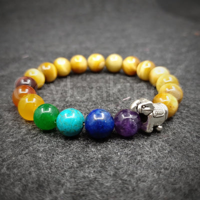Seven Chakra Crystal Bracelets