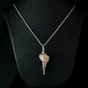 Silver Necklace with Shankha Pendant